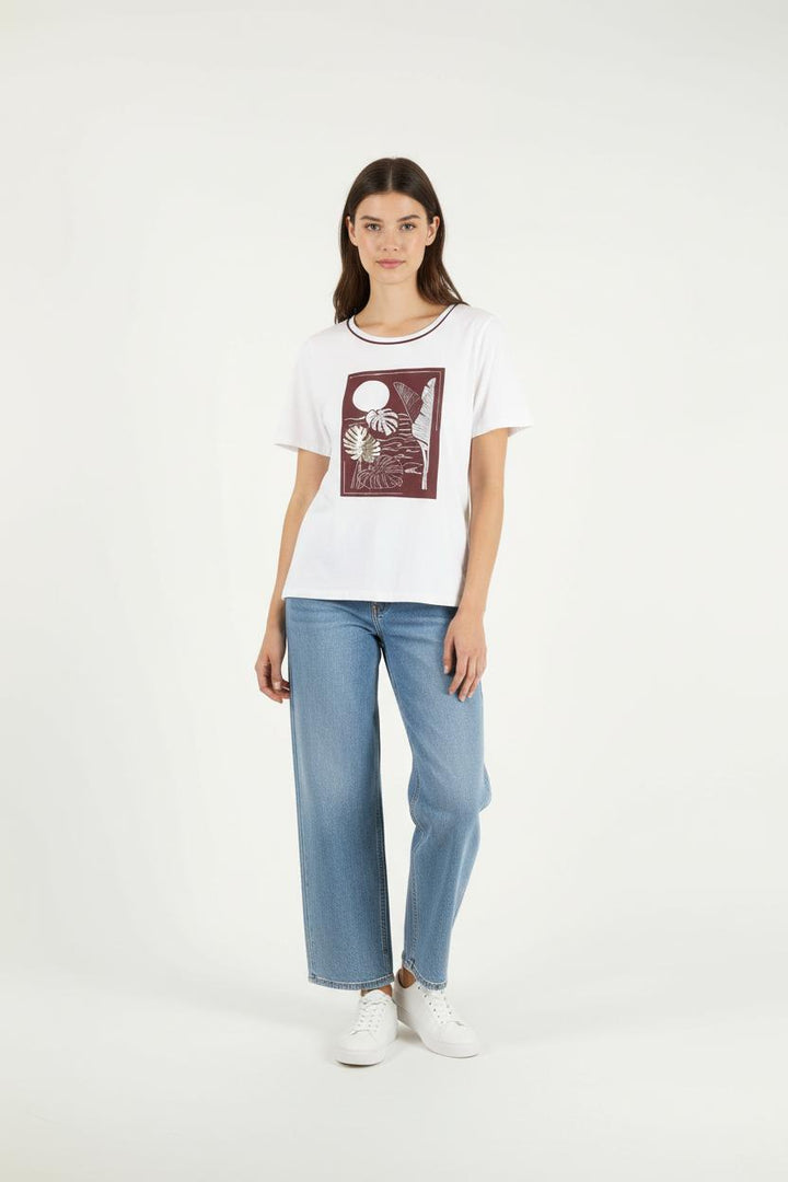 Tee-shirt Blanc - Taille S/36 de la marque Caroll | PARAD90666 - Vendu par Paradigme - Image 1