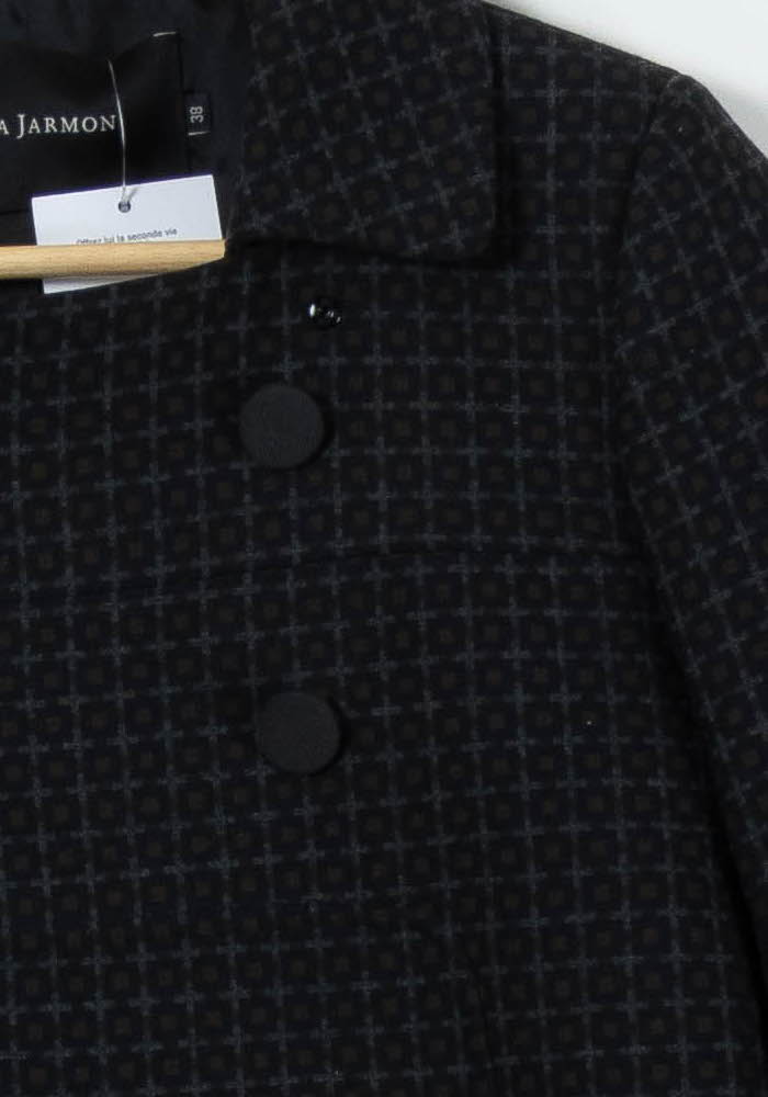 Veste Noire - Taille M/38 de la marque Tara Jarmon | PARAD90682 - Vendu par Paradigme - Image 3