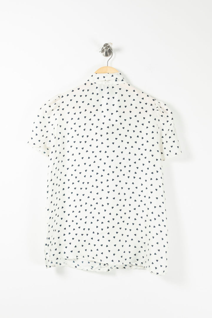 Blouse Blanche et Noire - Taille S/36 de la marque Weill | PARAD90684 - Vendu par Paradigme - Image 4