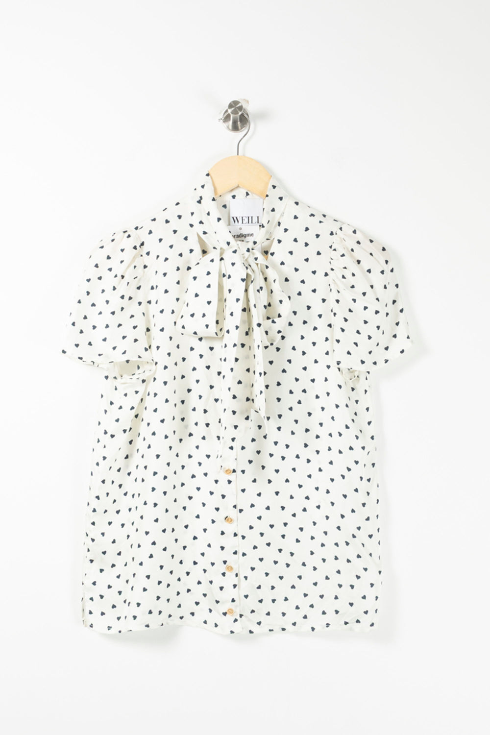 Blouse Blanche et Noire - Taille S/36 de la marque Weill | PARAD90684 - Vendu par Paradigme - Image 2