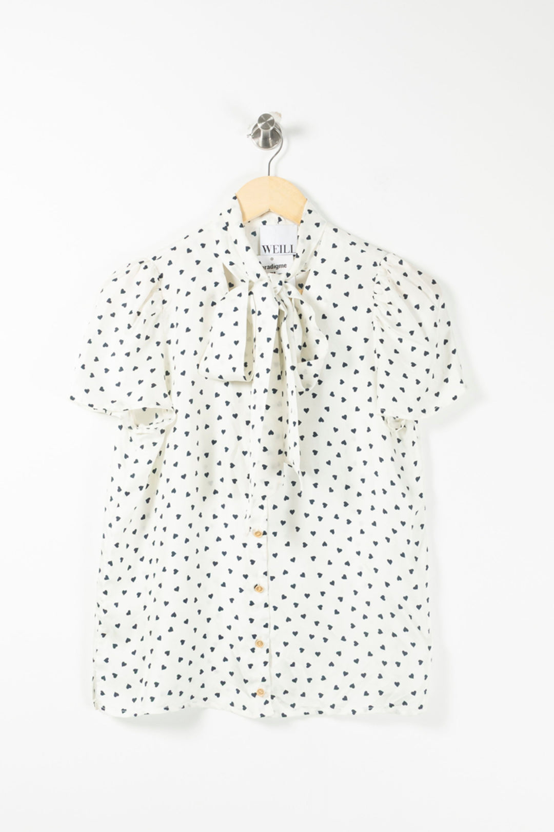 Blouse Blanche et Noire - Taille S/36 de la marque Weill | PARAD90684 - Vendu par Paradigme - Image 2