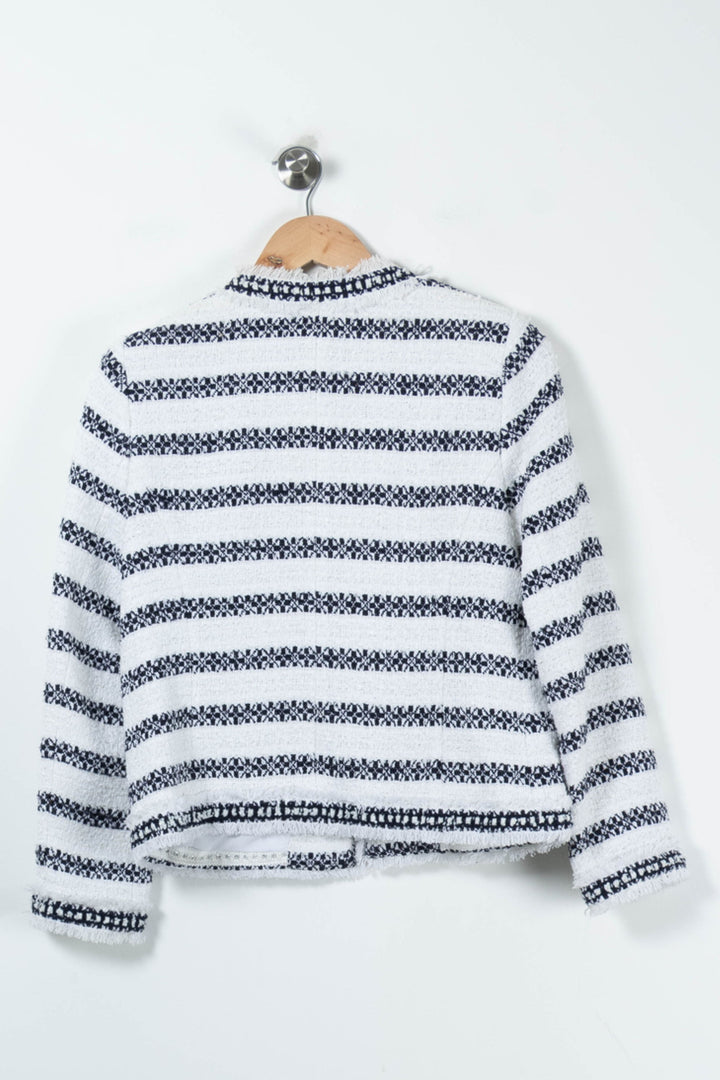 Veste Courte Blanche et Noire - Taille L/40 de la marque Weill | PARAD90685 - Vendu par Paradigme - Image 4
