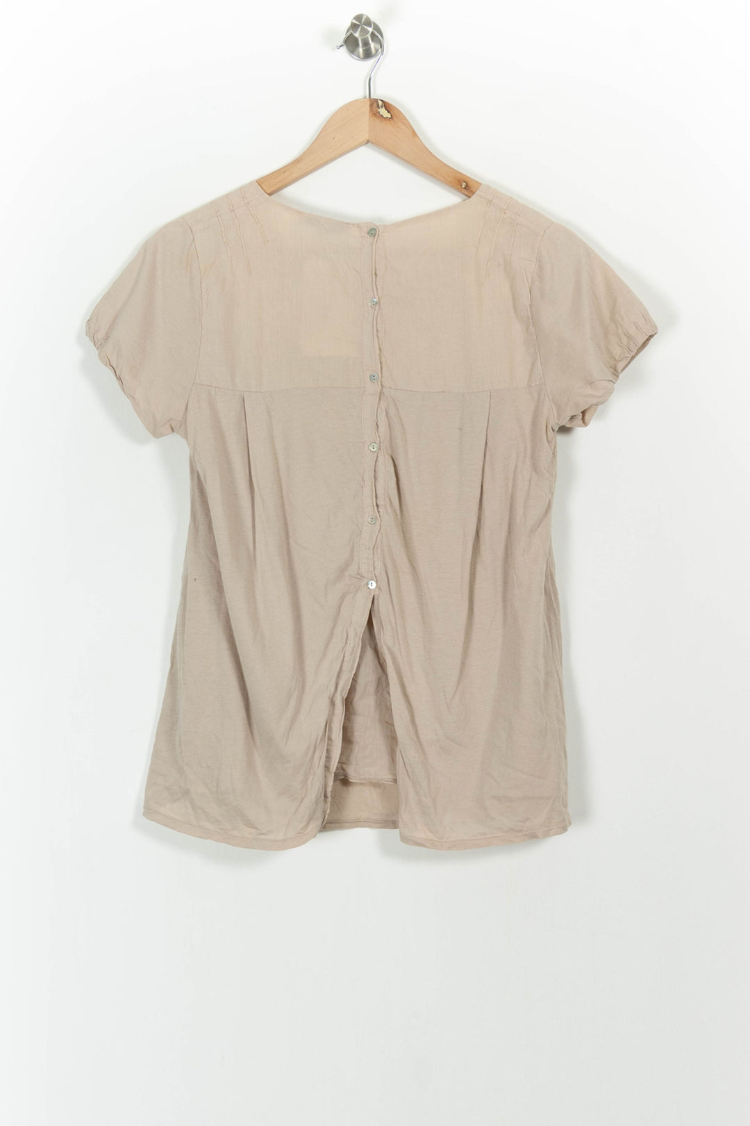 Blouse Beige - Taille M/38 de la marque Maje | PARAD90689 - Vendu par Paradigme - Image 4