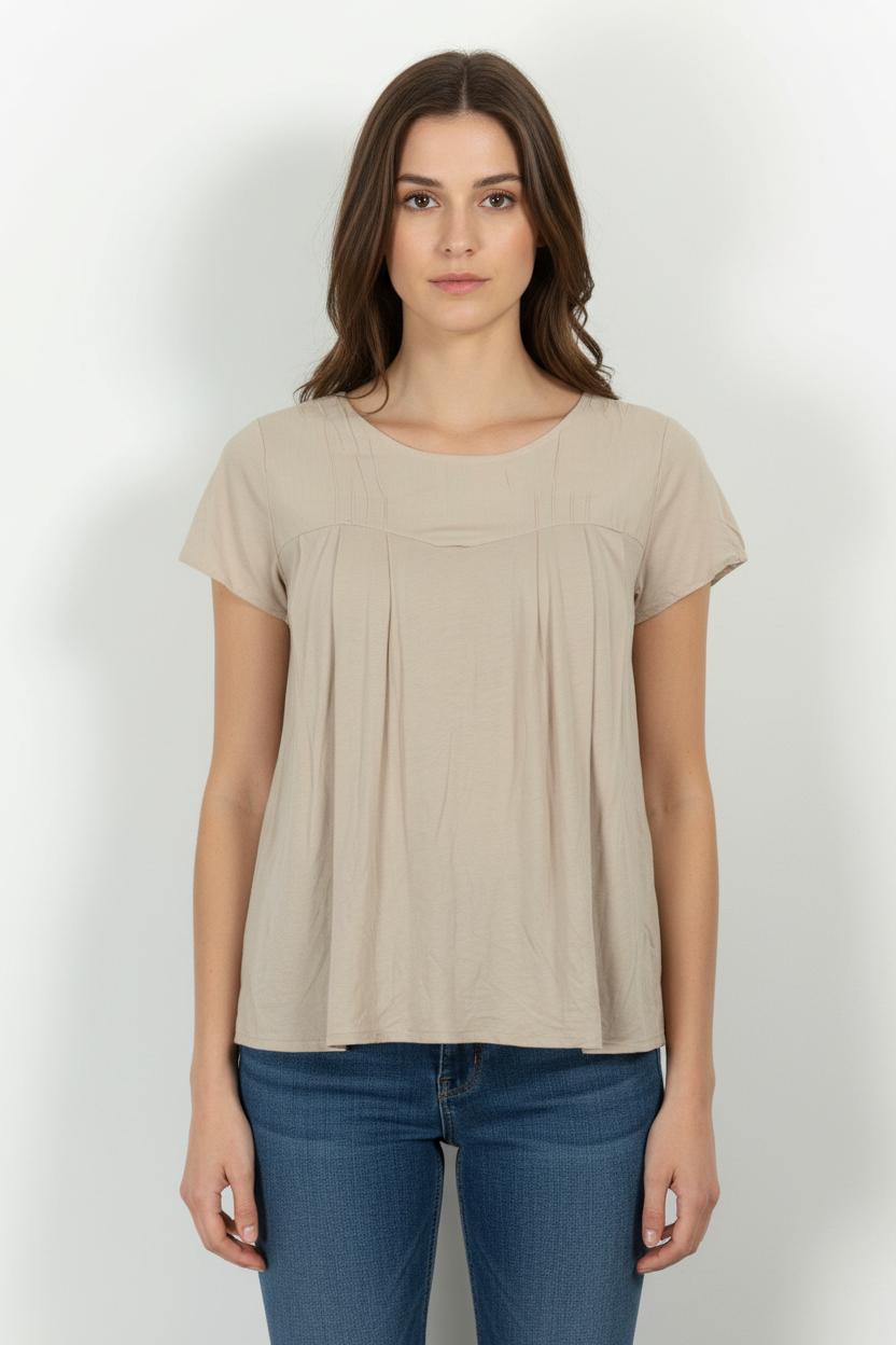 Blouse Beige - Taille M/38 de la marque Maje | PARAD90689 - Vendu par Paradigme - Image 1