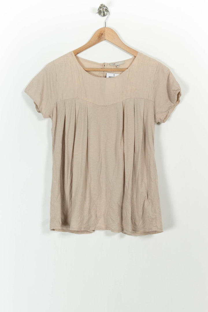 Blouse Beige - Taille M/38 de la marque Maje | PARAD90689 - Vendu par Paradigme - Image 2
