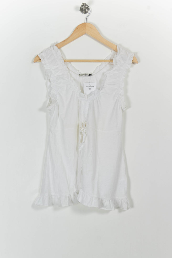 Blouse Blanche - Taille M/38 de la marque Gerard Darel | PARAD90691 - Vendu par Paradigme - Image 2