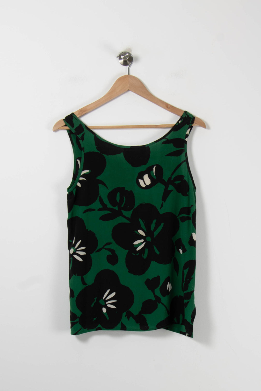 Débardeur Vert et Noir - Taille S/36 de la marque Max Mara | PARAD90692 - Vendu par Paradigme - Image 4