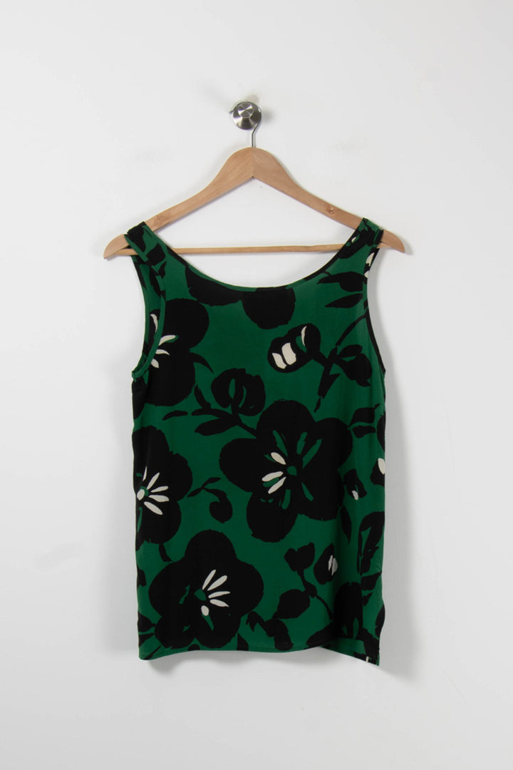 Débardeur Vert et Noir - Taille S/36 de la marque Max Mara | PARAD90692 - Vendu par Paradigme - Image 4