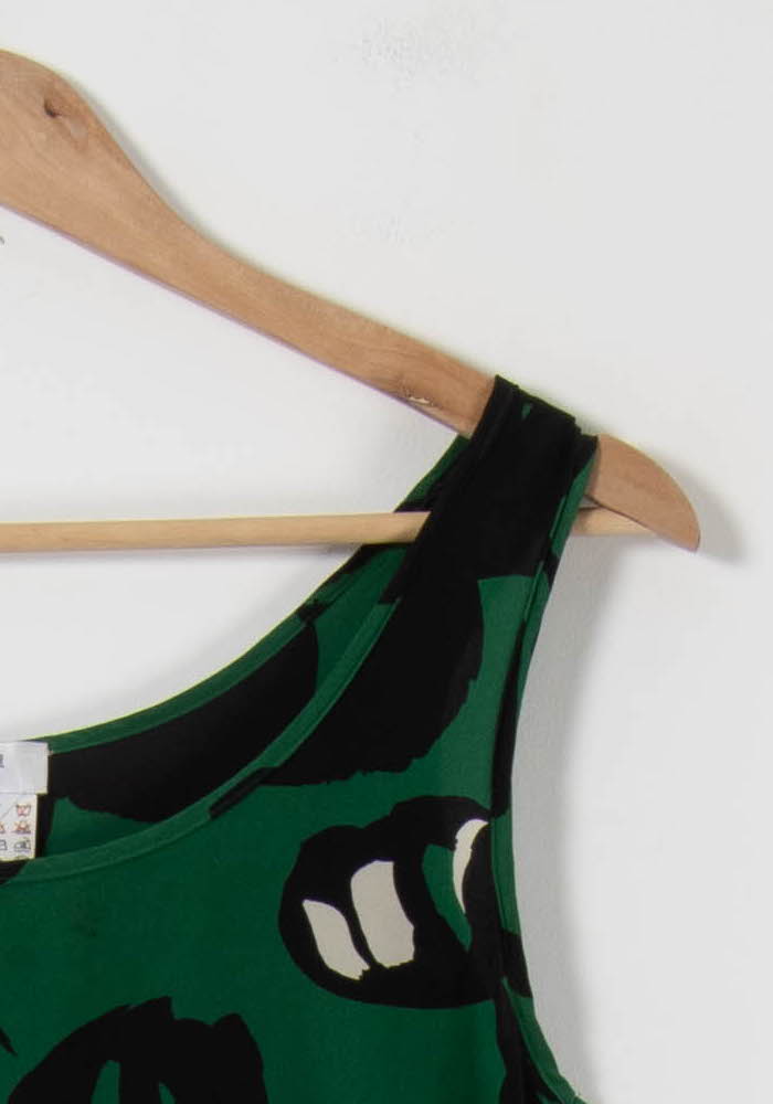 Débardeur Vert et Noir - Taille S/36 de la marque Max Mara | PARAD90692 - Vendu par Paradigme - Image 3