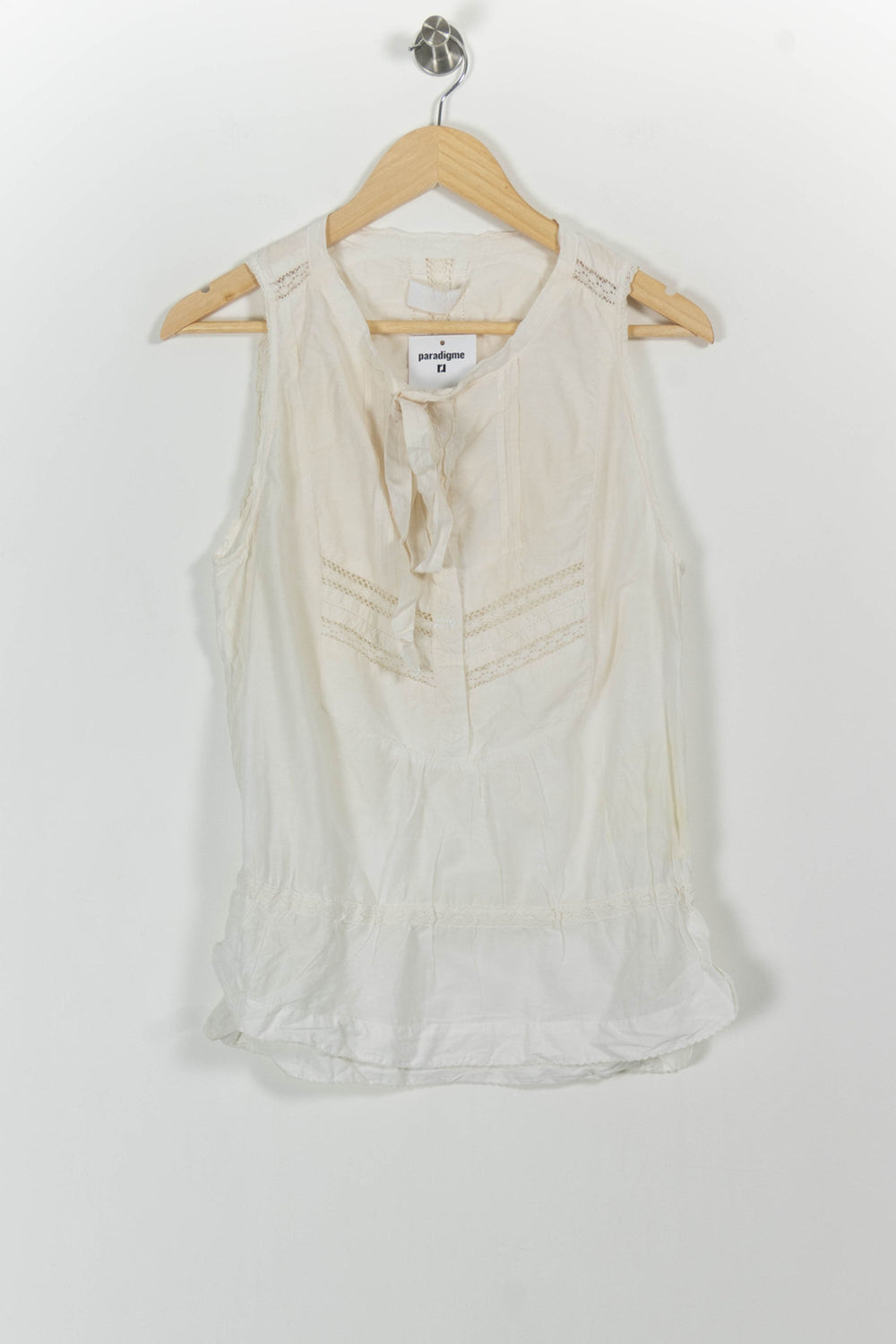 Blouse Blanche - Taille S/36 de la marque Zadig&Voltaire | PARAD90693 - Vendu par Paradigme - Image 2