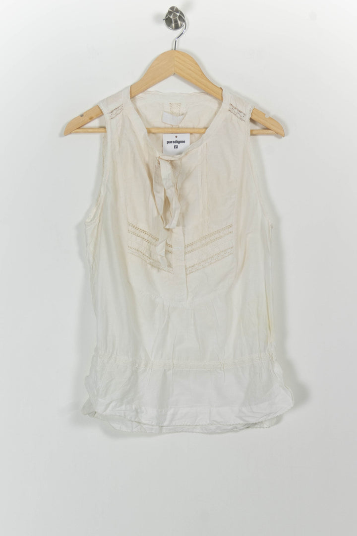 Blouse Blanche - Taille S/36 de la marque Zadig&Voltaire | PARAD90693 - Vendu par Paradigme - Image 2
