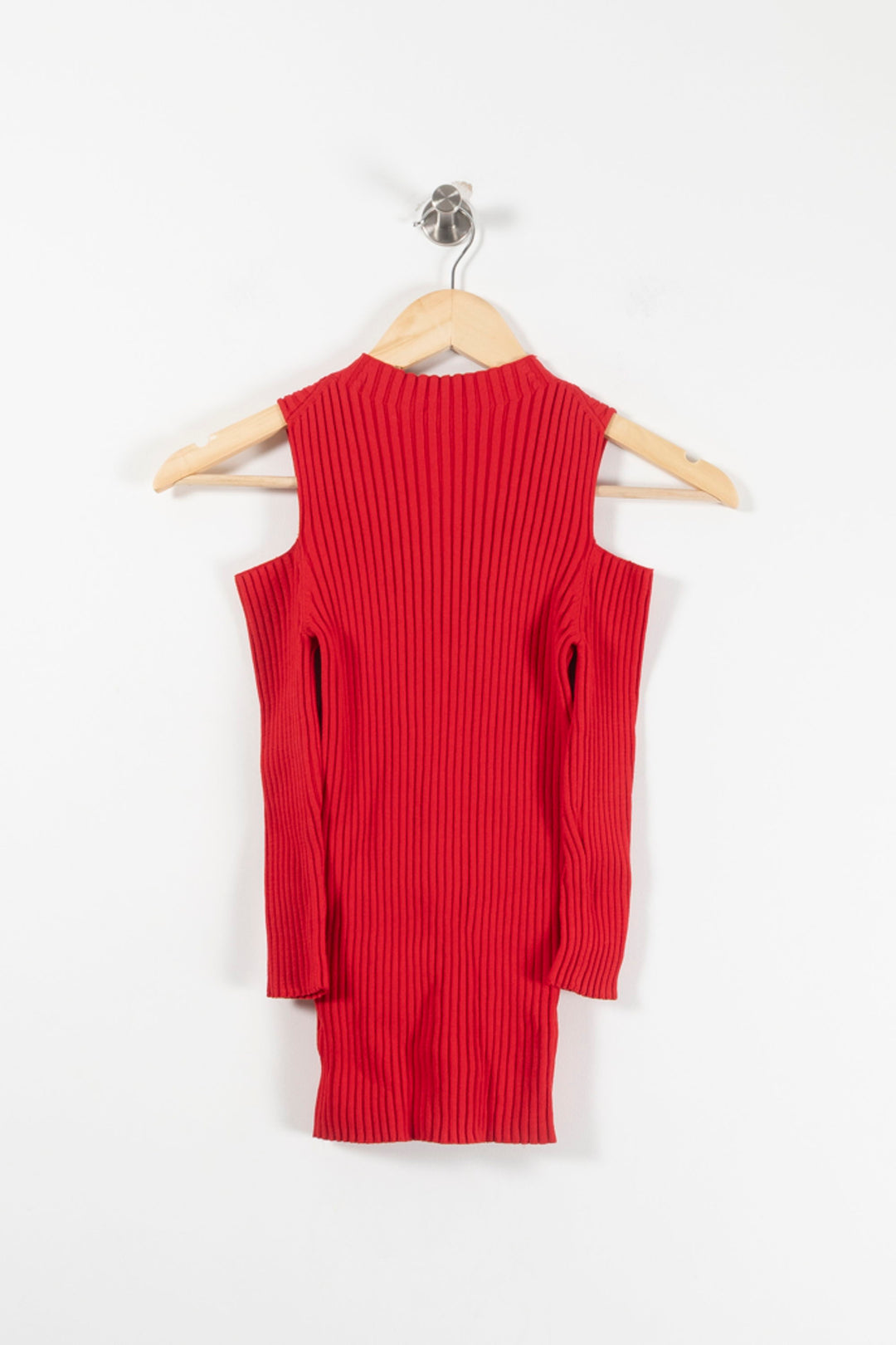 Pull Rouge - Taille S/36 de la marque Maje | PARAD90698 - Vendu par Paradigme - Image 4