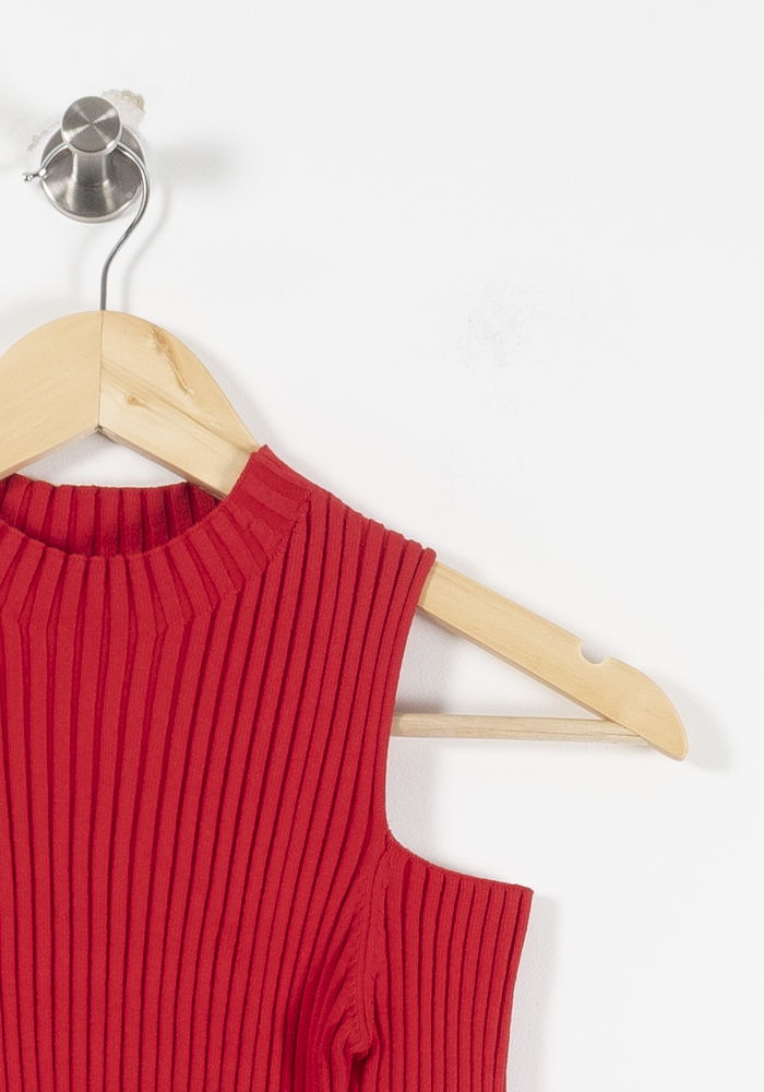 Pull Rouge - Taille S/36 de la marque Maje | PARAD90698 - Vendu par Paradigme - Image 3