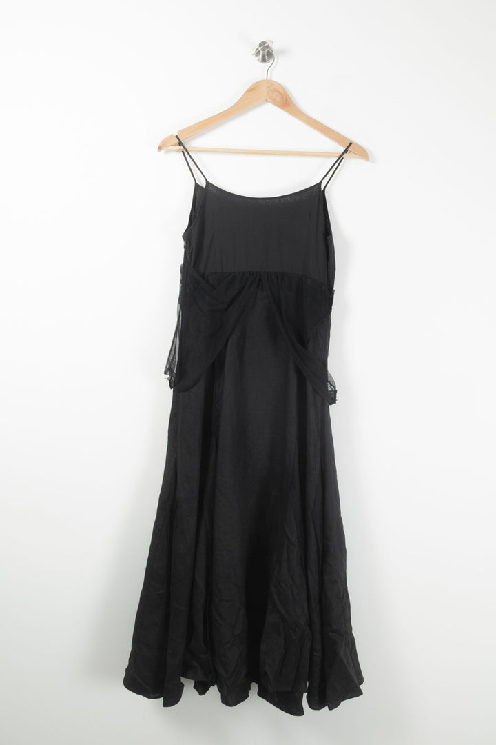 Robe Longue Noire - Taille S/36 de la marque ZAPA | PARAD90701 - Vendu par Paradigme - Image 4