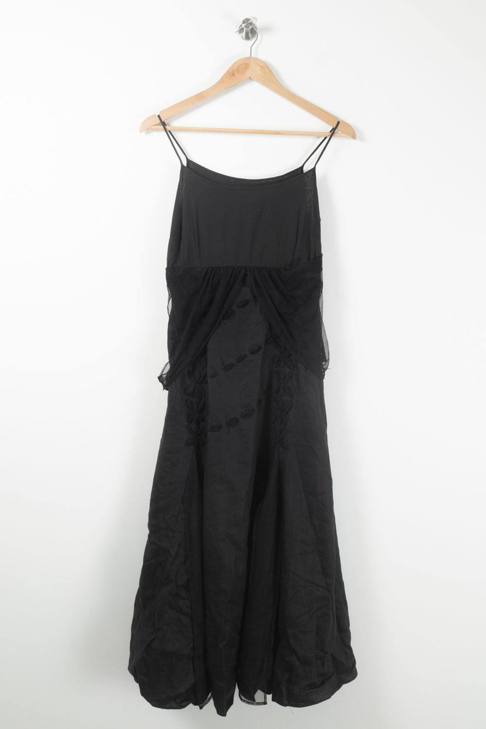 Robe Longue Noire - Taille S/36 de la marque ZAPA | PARAD90701 - Vendu par Paradigme - Image 2