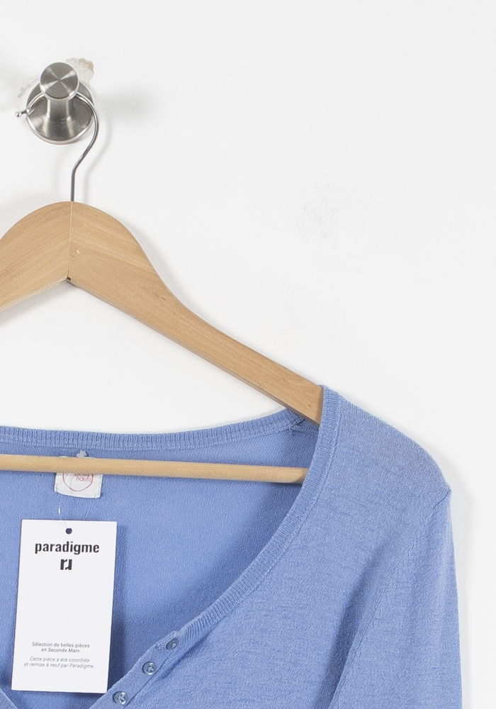 Pull Bleu - Taille S/36 de la marque Des petits hauts | PARAD90704 - Vendu par Paradigme - Image 3