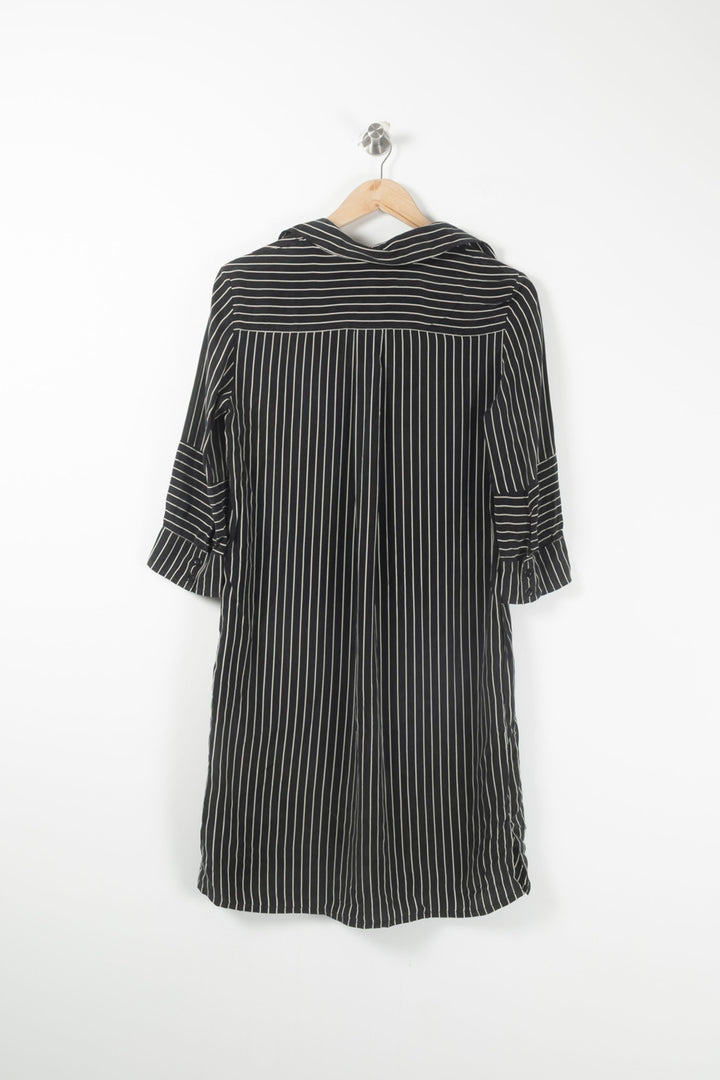Robe Chemise Noire et Blanche - Taille S/36 de la marque Gerard Darel | PARAD90708 - Vendu par Paradigme - Image 4