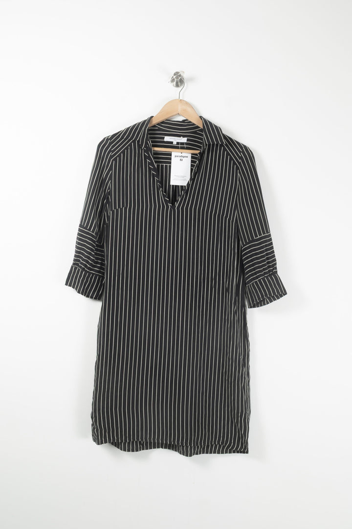 Robe Chemise Noire et Blanche - Taille S/36 de la marque Gerard Darel | PARAD90708 - Vendu par Paradigme - Image 2