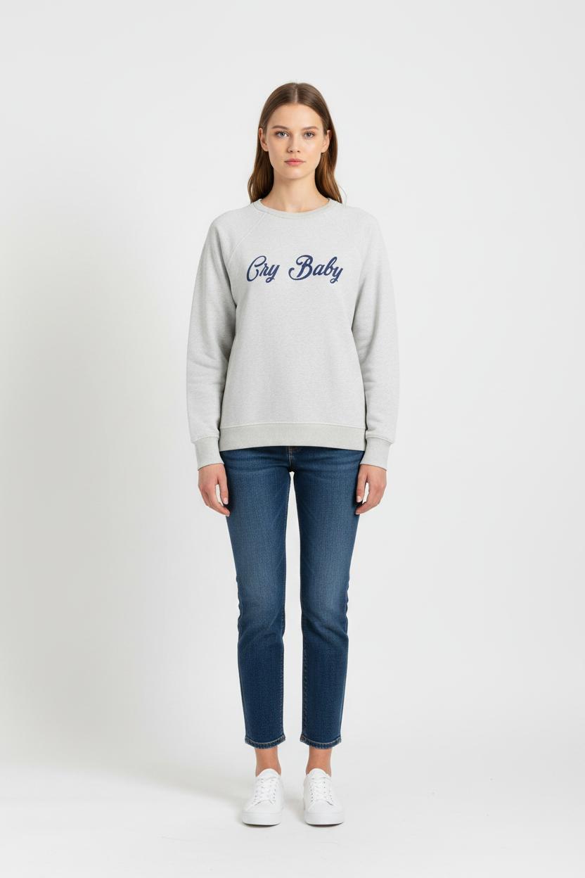 Sweatshirt Gris clair - Taille L/40 de la marque Soeur | PARAD90709 - Vendu par Paradigme - Image 1