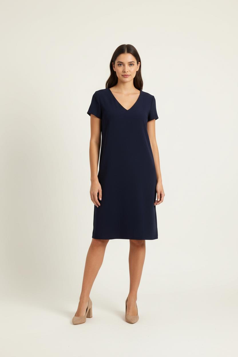 Robe Droite Bleue - Taille XL/42 de la marque Gerard Darel | PARAD90711 - Vendu par Paradigme - Image 1