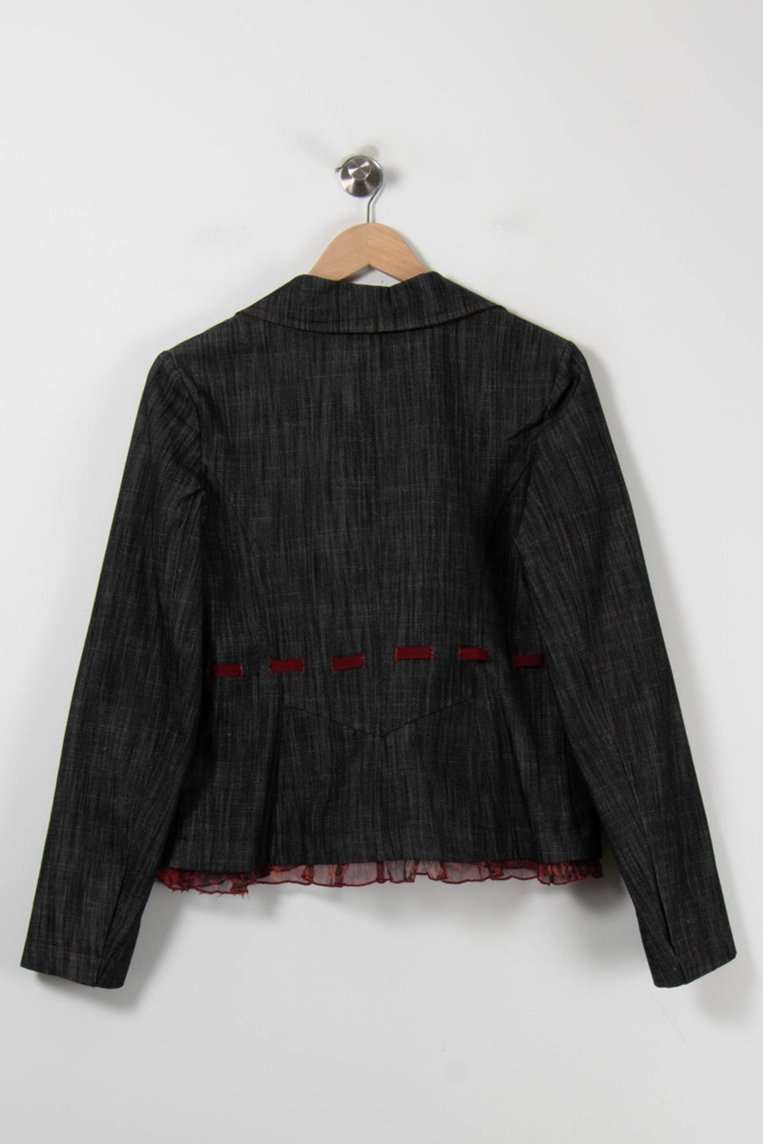 Veste Grise et Bordeaux - Taille L/40 de la marque ZAPA | PARAD90712 - Vendu par Paradigme - Image 4