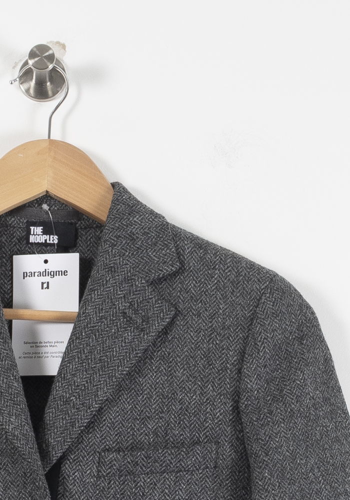 Veste De Tailleur Grise - Taille XS/34 de la marque The Kooples | PARAD90715 - Vendu par Paradigme - Image 3