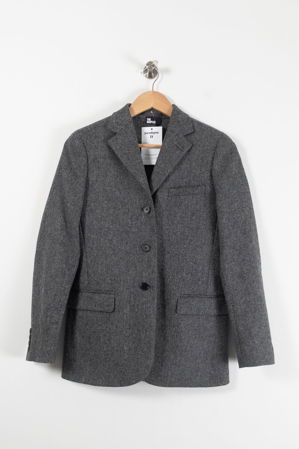 Veste De Tailleur Grise - Taille XS/34 de la marque The Kooples | PARAD90715 - Vendu par Paradigme - Image 2