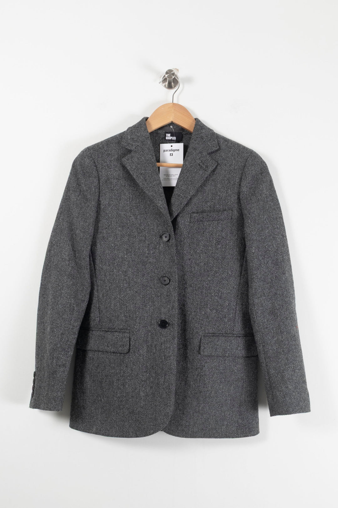 Veste De Tailleur Grise - Taille XS/34 de la marque The Kooples | PARAD90715 - Vendu par Paradigme - Image 2