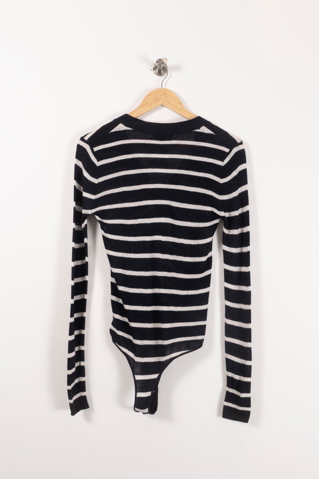 Body Noir et Blanc - Taille M/38 de la marque Caroll | PARAD90716 - Vendu par Paradigme - Image 4