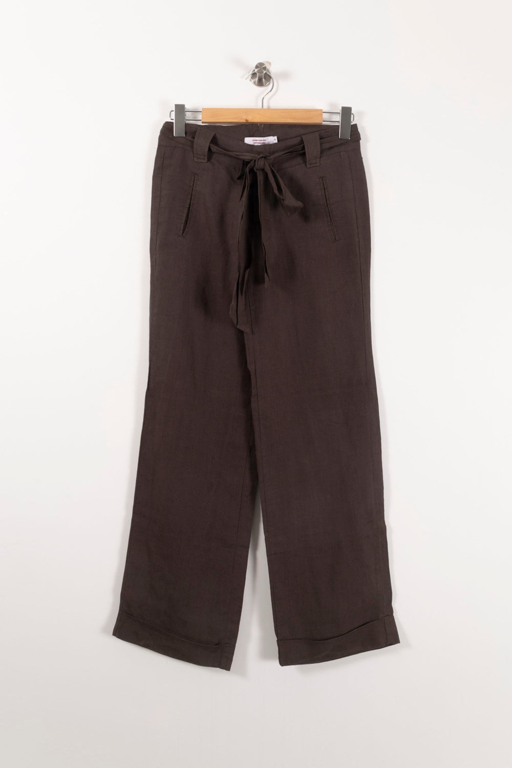 Pantalon Large Marron - Taille M/38 de la marque Comptoir des Cotonniers | PARAD90719 - Vendu par Paradigme - Image 2