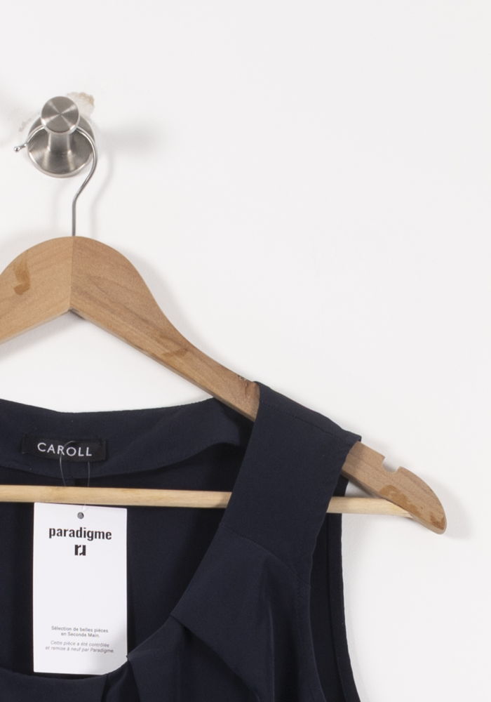 Robe Sans Manches Bleue - Taille T.U. de la marque Caroll | PARAD90727 - Vendu par Paradigme - Image 3