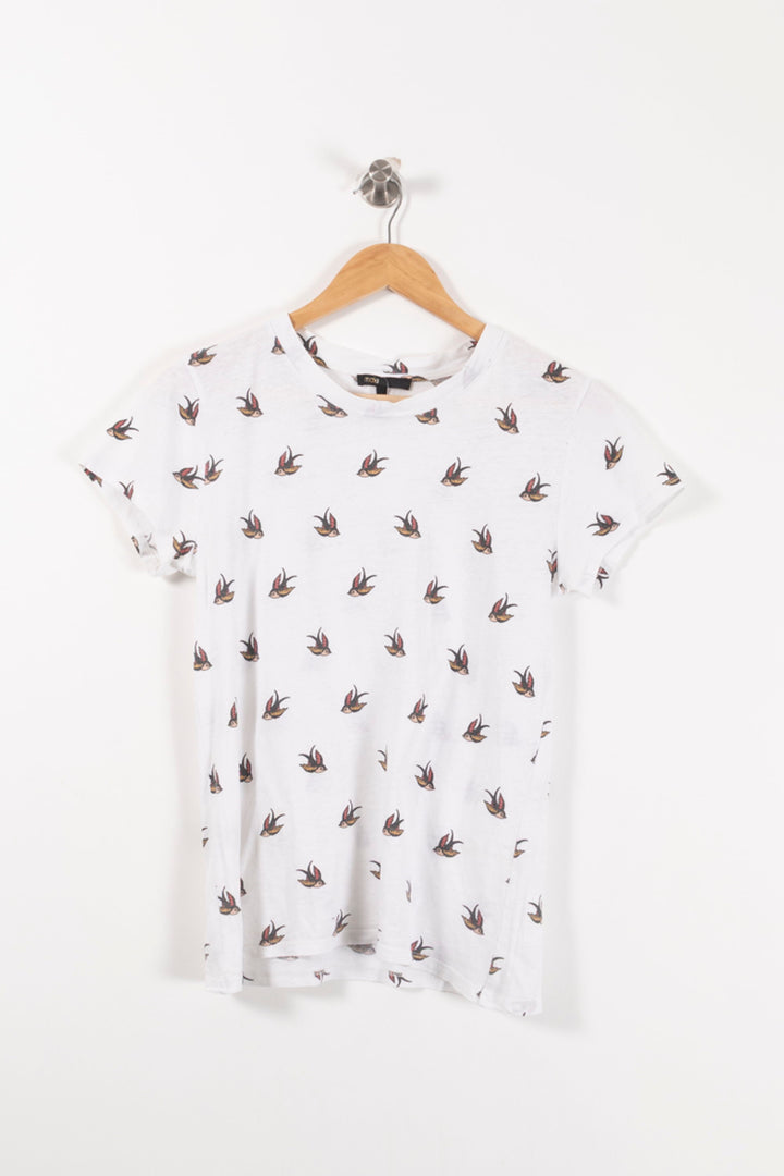 Tee-shirt Blanc - Taille S/36 de la marque Maje | PARAD90728 - Vendu par Paradigme - Image 2