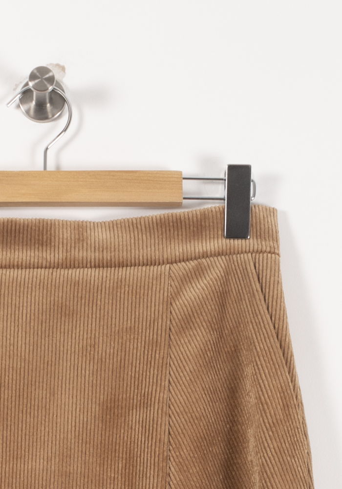 Jupe Midi Marron - Taille M/38 de la marque La Fée Maraboutée | PARAD90737 - Vendu par Paradigme - Image 3