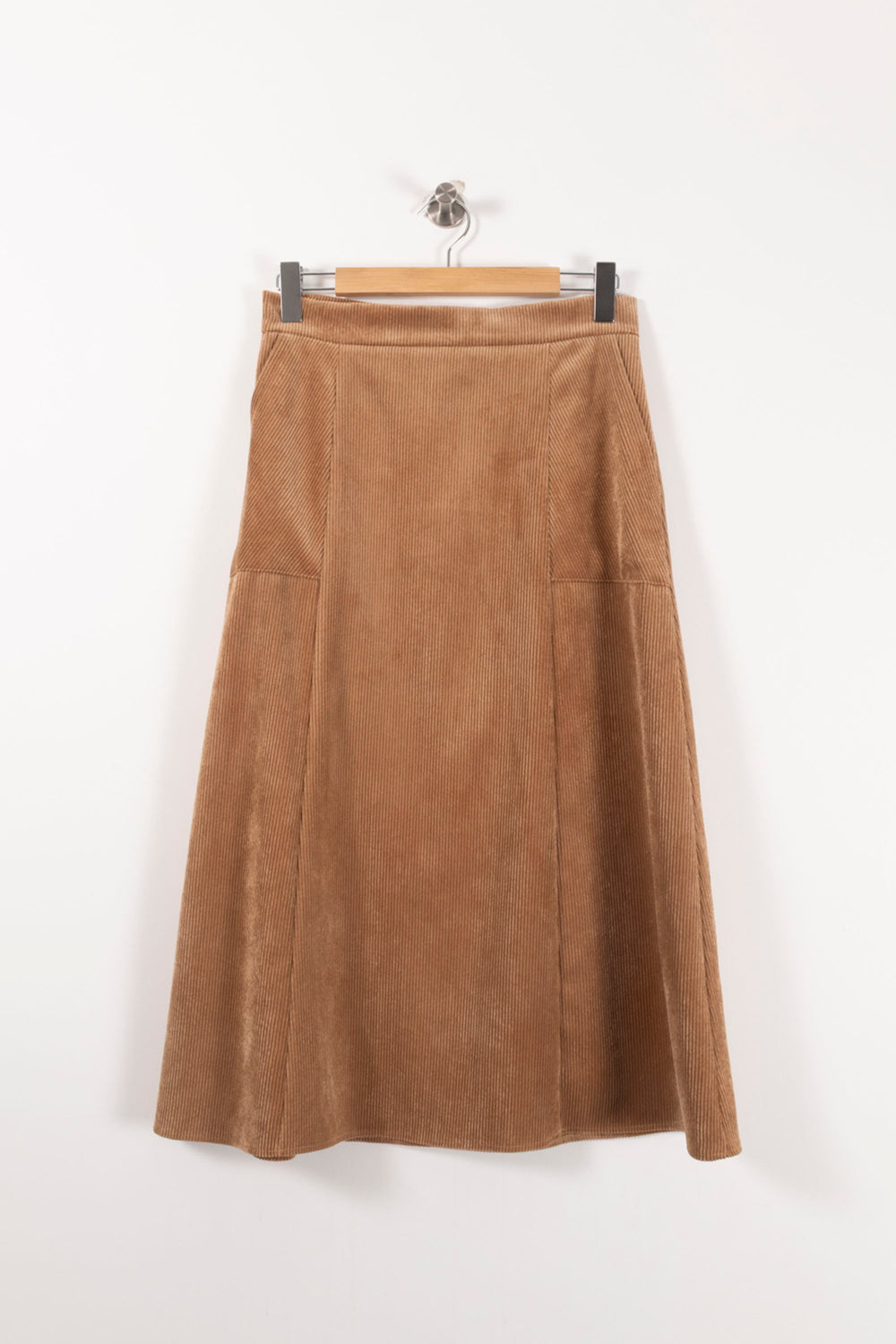Jupe Midi Marron - Taille M/38 de la marque La Fée Maraboutée | PARAD90737 - Vendu par Paradigme - Image 2