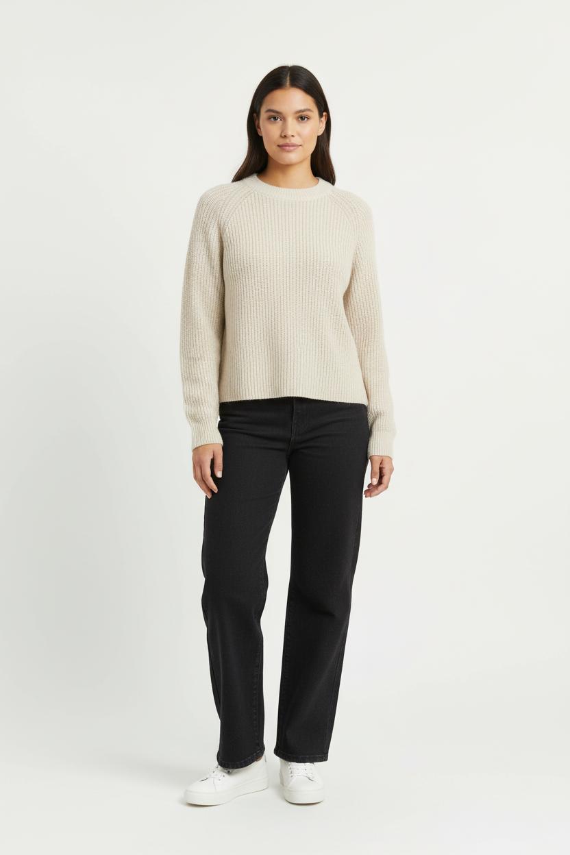 Pull Beige - Taille S/36 de la marque La Fée Maraboutée | PARAD90739 - Vendu par Paradigme - Image 1
