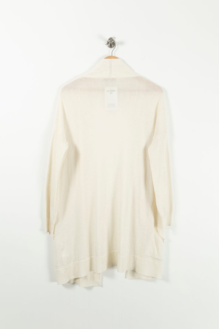 Cardigan Blanc - Taille S/36 de la marque La Fée Maraboutée | PARAD90741 - Vendu par Paradigme - Image 4