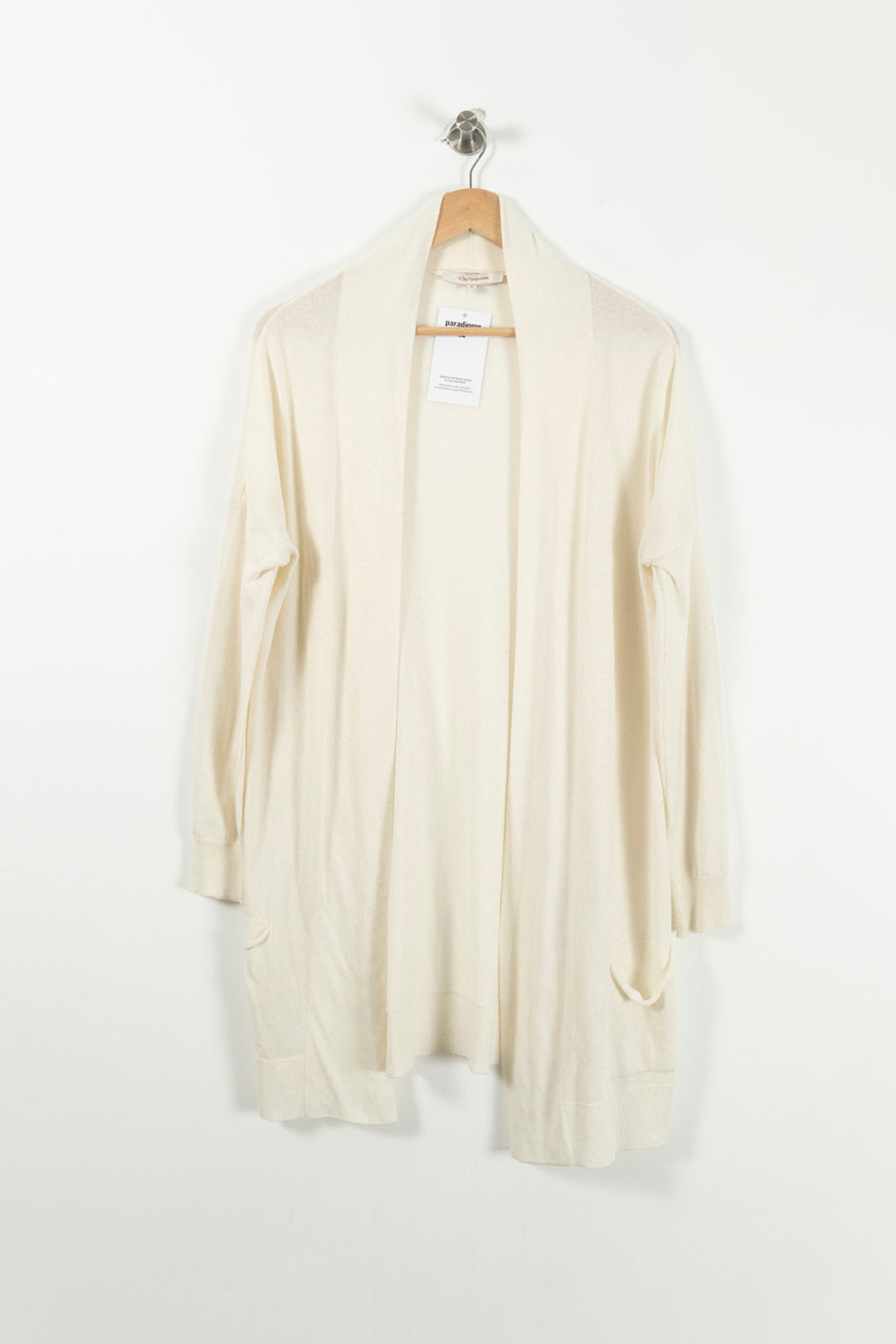 Cardigan Blanc - Taille S/36 de la marque La Fée Maraboutée | PARAD90741 - Vendu par Paradigme - Image 2