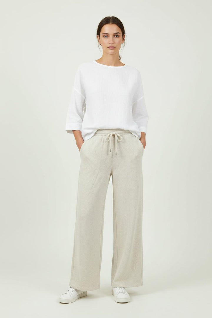 Pantalon Large Blanc - Taille S/36 de la marque La Fée Maraboutée | PARAD90744 - Vendu par Paradigme - Image 1