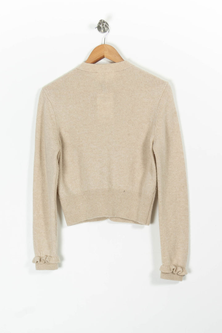 Cardigan Beige - Taille S/36 de la marque ba&sh | PARAD90747 - Vendu par Paradigme - Image 4