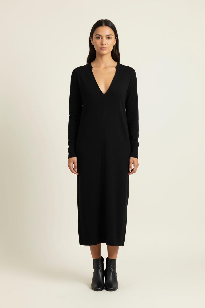 Robe Longue Noire - Taille S/36 de la marque Filippa K | PARAD90757 - Vendu par Paradigme - Image 1