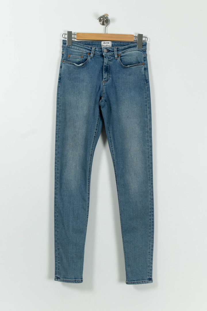 Jean Skinny Bleu - Taille S/36 de la marque Acne Studios | PARAD90774 - Vendu par Paradigme - Image 2