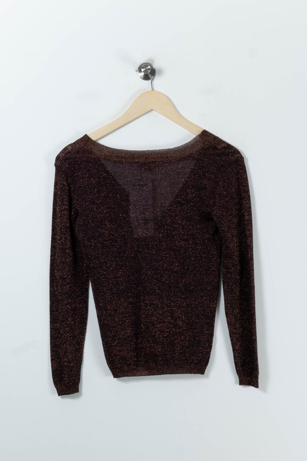 Cardigan Bordeaux - Taille S/36 de la marque Louise Misha | PARAD90778 - Vendu par Paradigme - Image 4