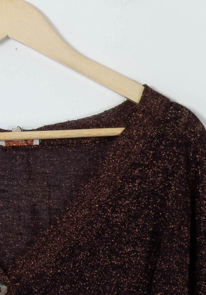 Cardigan Bordeaux - Taille S/36 de la marque Louise Misha | PARAD90778 - Vendu par Paradigme - Image 3