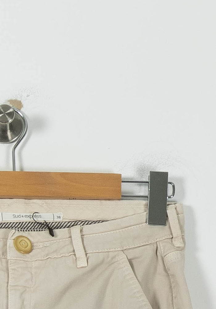 Chino Beige - Taille M/38 de la marque Sud express | PARAD90780 - Vendu par Paradigme - Image 3