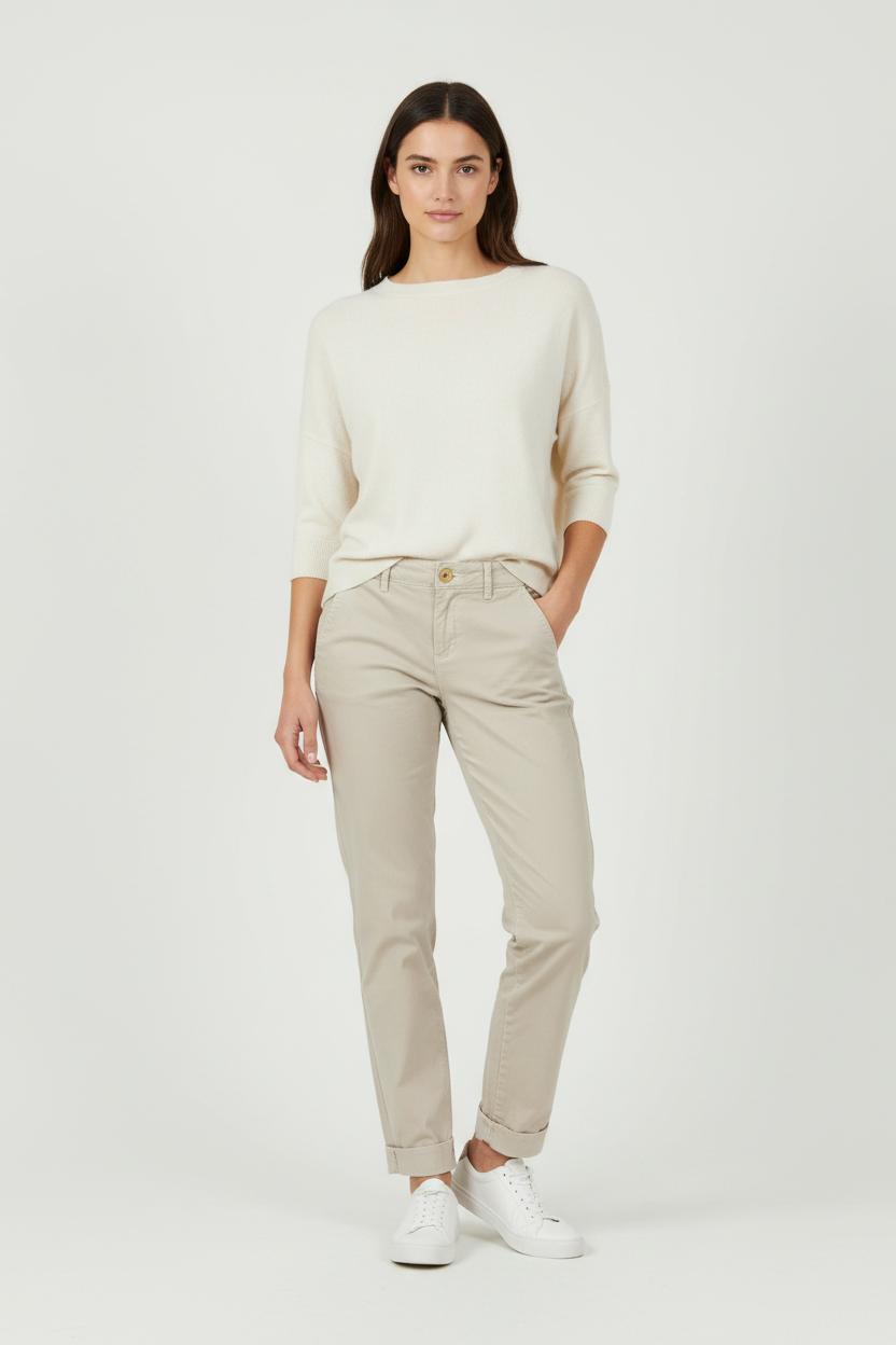 Chino Beige - Taille M/38 de la marque Sud express | PARAD90780 - Vendu par Paradigme - Image 1