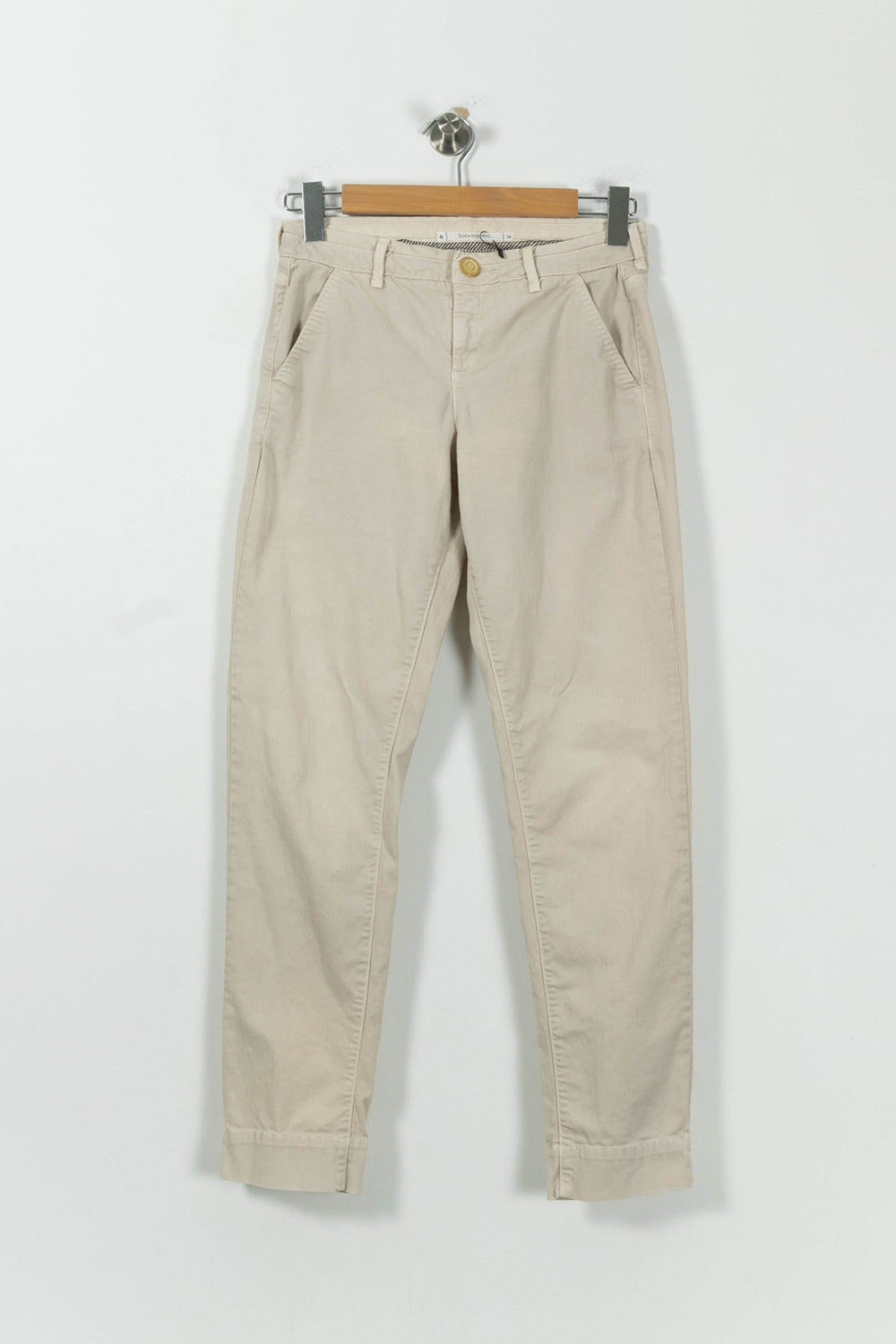 Chino Beige - Taille M/38 de la marque Sud express | PARAD90780 - Vendu par Paradigme - Image 2