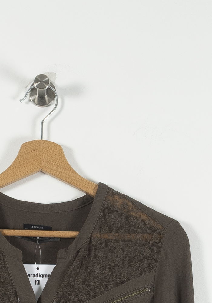 Blouse Marron - Taille S/36 de la marque IKKS | PARAD90781 - Vendu par Paradigme - Image 3