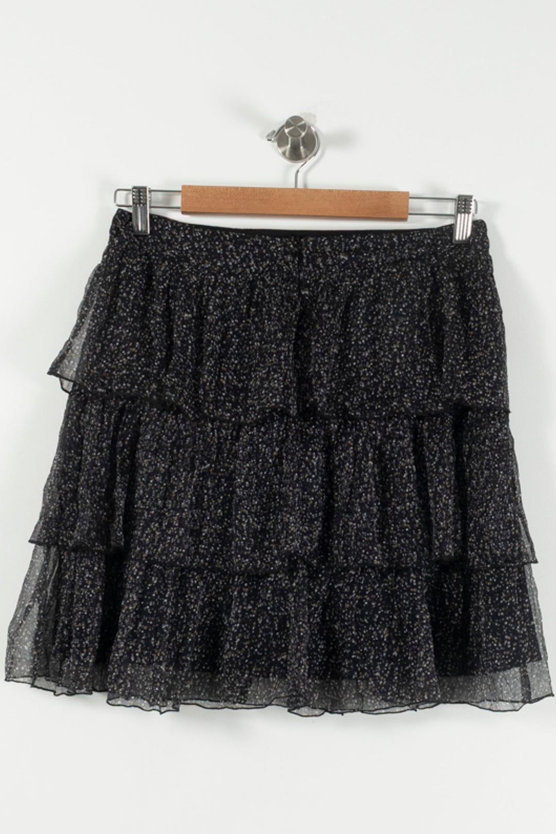 Jupe Volantée Noire et Blanche - Taille M/38 de la marque IKKS | PARAD90785 - Vendu par Paradigme - Image 4