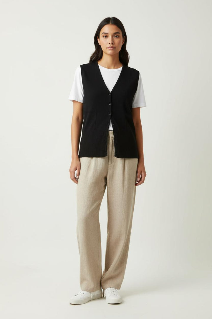 Gilet Noir - Taille M/38 de la marque Vanessa Bruno | PARAD90799 - Vendu par Paradigme - Image 1