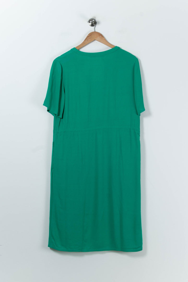 Robe Midi Verte - Taille M/38 de la marque Comptoir des Cotonniers | PARAD90812 - Vendu par Paradigme - Image 4